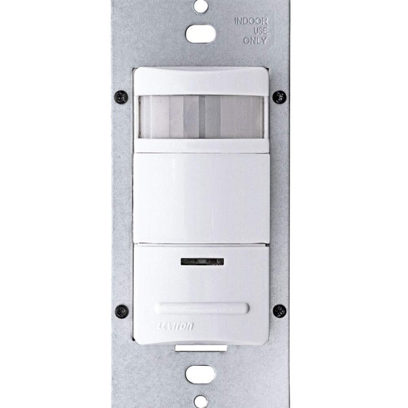 Leviton مستشعر حركة مفتاح الحائط ليفيتون ديكورا 120/277 فولت، ODS10-IDE، أبيض - Image 2